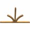 Ekena Millwork Richland Rough Sawn Timber Gable Bracket, Western Red Cedar, 96"W x 64"H x 4"D x 4"F, 16/12 Pitch GBW096X64X0404RIC00RWR - alternate 3